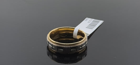 18k Solid Gold Ladies Simple Ring GR1238