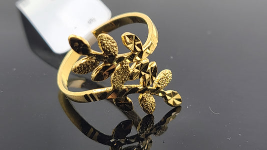 22k Solid Gold Ladies Simple Ring GR13