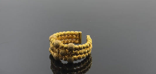 21k Solid Gold Ladies Simple Ring GR1406