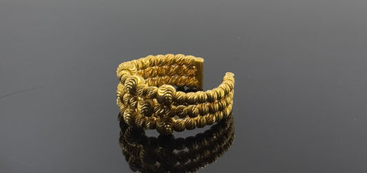 21k Solid Gold Ladies Simple Ring GR1408