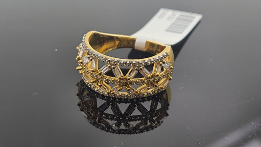 22k Solid Gold Ladies Simple Ring GR152