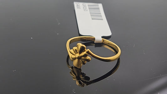 22k Solid Gold Ladies Simple Ring GR153