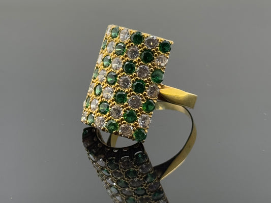 18k Solid Gold Ladies Simple Ring GR1620