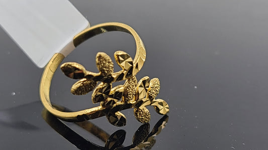22k Solid Gold Ladies Simple Ring GR18