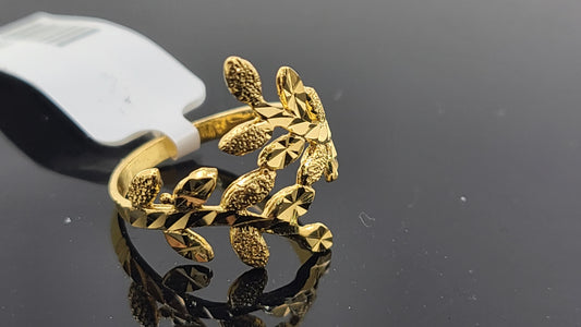 22k Solid Gold Ladies Simple Ring GR20