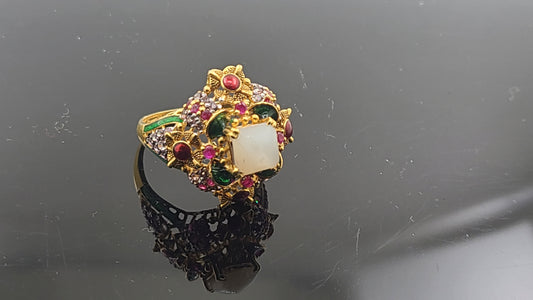 22k Solid Gold Ladies Simple Ring GR261