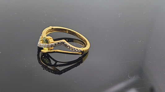 22k Solid Gold Ladies Simple Ring GR279