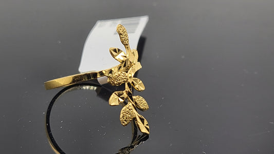 22k Solid Gold Ladies Simple Ring GR32