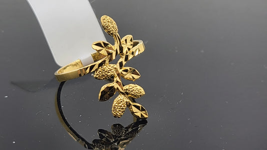 22k Solid Gold Ladies Simple Ring GR33