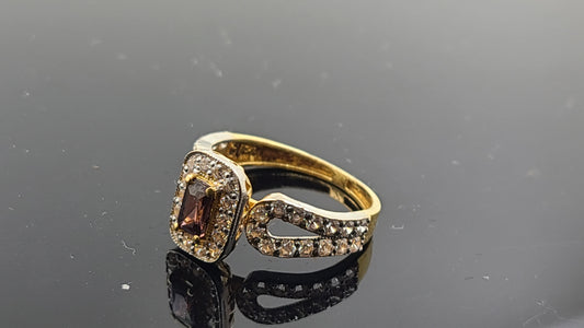 22k Solid Gold Ladies Simple Ring GR337