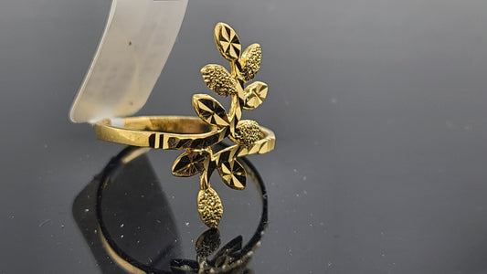 22k Solid Gold Ladies Simple Ring GR36