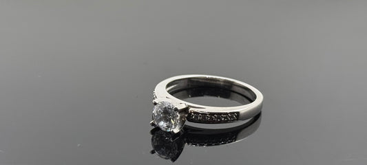 14k Solid Gold Ladies Simple Ring GR399