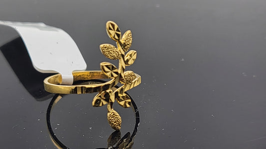 22k Solid Gold Ladies Simple Ring GR41