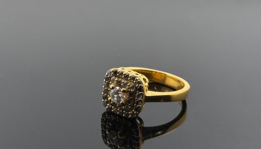 22k Solid Gold Ladies Simple Ring GR426