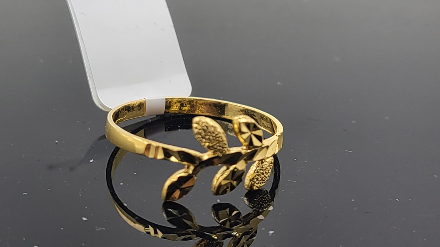 22k Solid Gold Ladies Simple Ring GR53