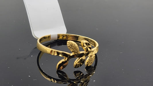 22k Solid Gold Ladies Simple Ring GR53