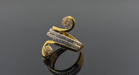 22k Solid Gold Ladies Simple Ring GR547