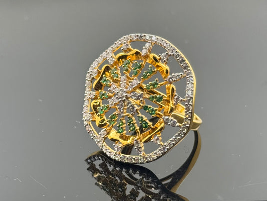 22k Solid Gold Ladies Simple Ring GR562