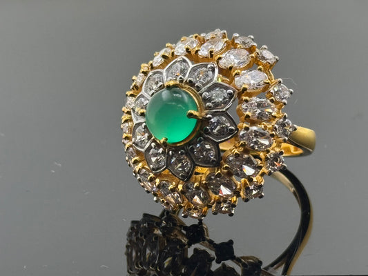 22k Solid Gold Ladies Simple Ring GR563