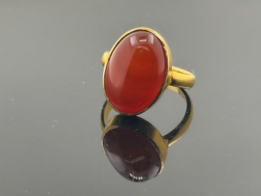 22k Solid Gold Ladies Simple Ring GR576