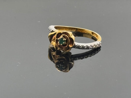 22k Solid Gold Ladies Simple Ring GR583