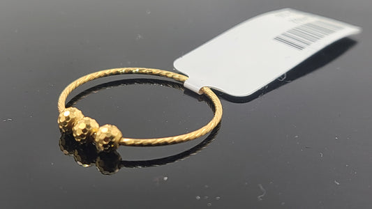 22k Solid Gold Ladies Simple Ring GR62