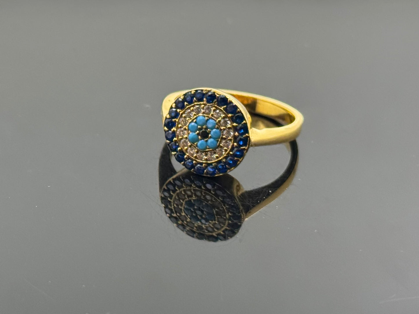 22k Solid Gold Ladies Simple Ring GR620