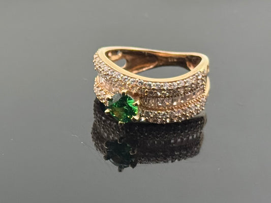 14k Solid Gold Ladies Simple Ring GR626