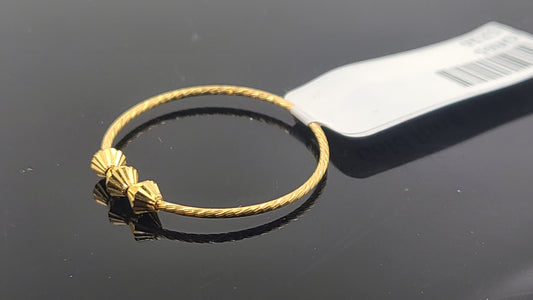 22k Solid Gold Ladies Simple Ring GR65