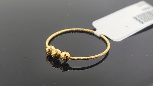 22k Solid Gold Ladies Simple Ring GR69