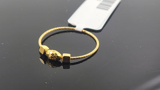 22k Solid Gold Ladies Simple Ring GR71