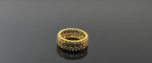 22k Solid Gold Ladies Simple Ring GR713