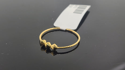 22k Solid Gold Ladies Simple Ring GR72