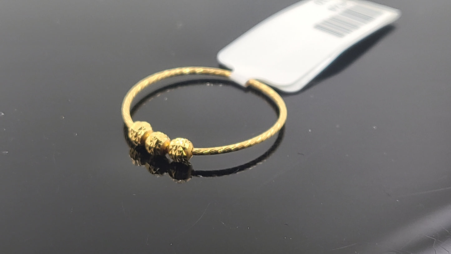 22k Solid Gold Ladies Simple Ring GR74
