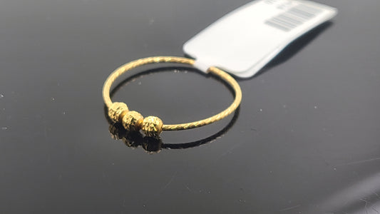 22k Solid Gold Ladies Simple Ring GR74