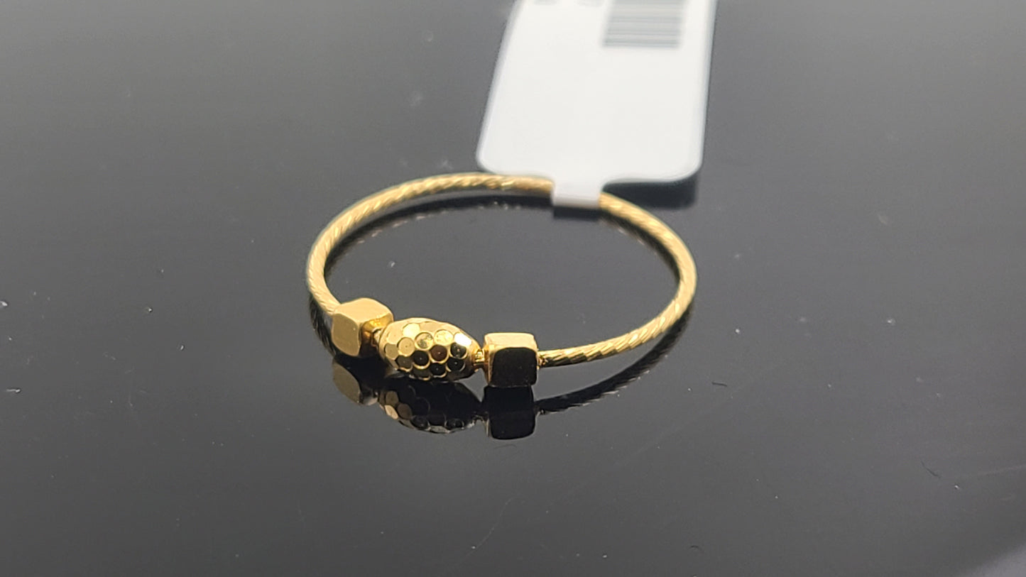 22k Solid Gold Ladies Simple Ring GR77