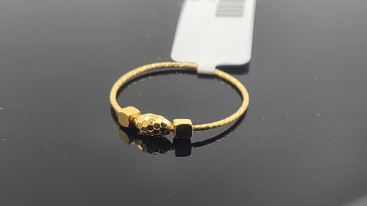22k Solid Gold Ladies Simple Ring GR77