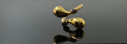 21k Solid Gold Ladies Simple Ring GR810