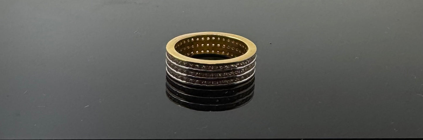 22k Solid Gold Ladies Simple Ring GR820