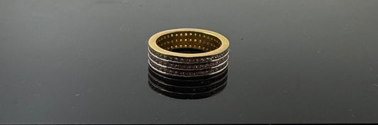 22k Solid Gold Ladies Simple Ring GR820