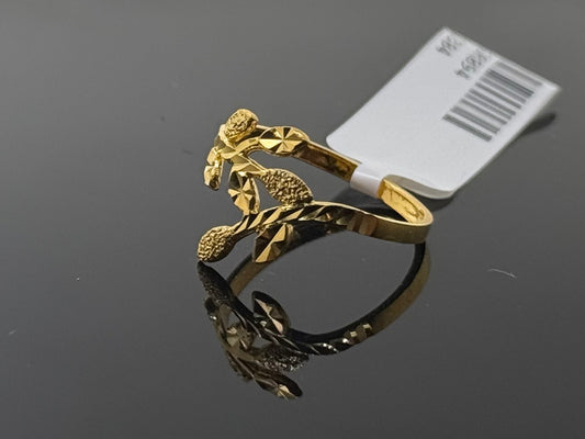 22k Solid Gold Ladies Simple Ring GR894