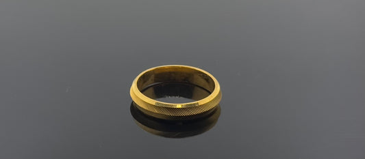 22k Solid Gold Ladies Simple Ring GR927