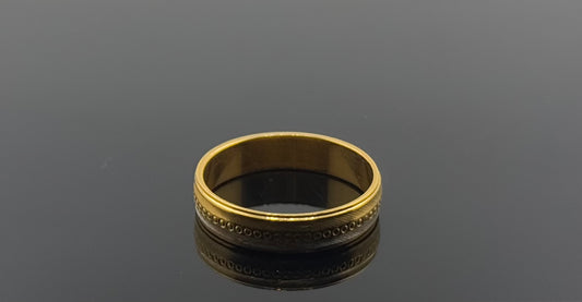 22k Solid Gold Ladies Simple Ring GR930