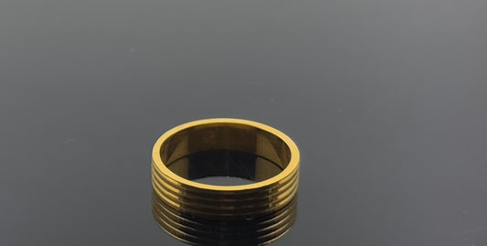 22k Solid Gold Ladies Simple Ring GR938