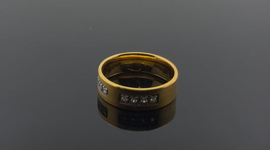 22k Solid Gold Ladies Simple Ring GR941