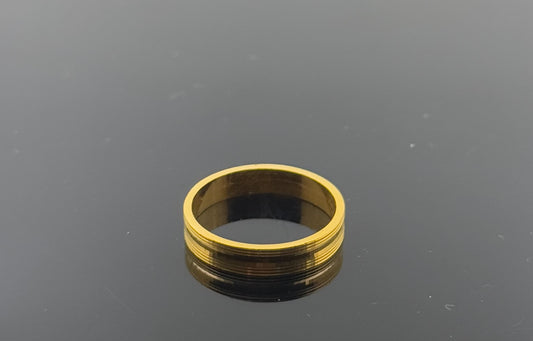 22k Solid Gold Ladies Simple Ring GR950
