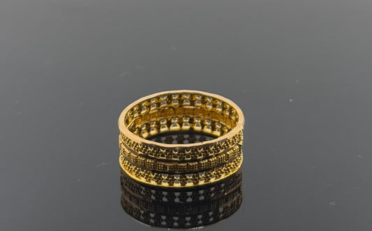 22k Solid Gold Ladies Simple Ring GR953