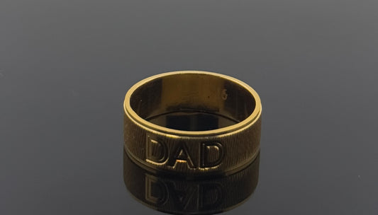 22k Solid Gold Ladies Simple Ring GR974