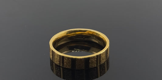 22k Solid Gold Ladies Simple Ring GR985