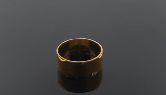 21k Solid Gold Ladies Simple Ring GR993